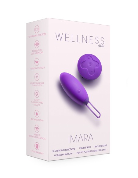 WELLNESS IMARA HUEVO VIBRADOR CON MANDO