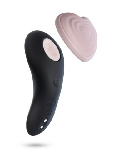 PANTY VIBRADOR TEMPTASIA HEARTBEAT CON MANDO ROSA
