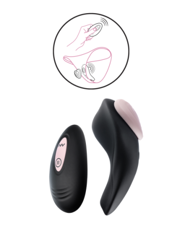 PANTY VIBRADOR TEMPTASIA HEARTBEAT CON MANDO ROSA