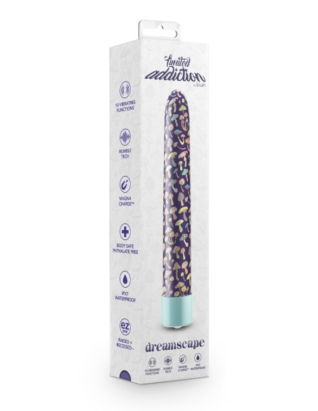 LIMITED ADDICTION DREAMSCAPE VIBRADOR RECARGABLE 7 PULGADAS AZUL