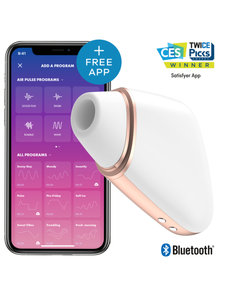 SATISFYER TRIÁNGULO DEL AMOR BLANCO