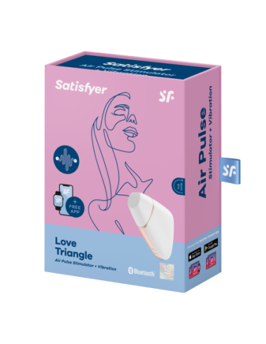 SATISFYER TRIÁNGULO DEL AMOR BLANCO