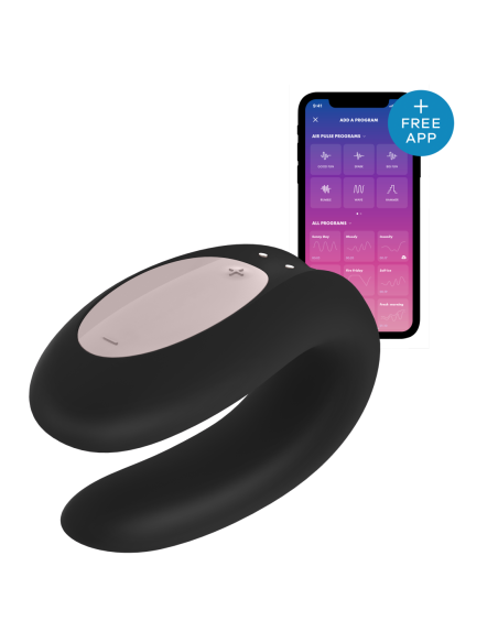 SATISFYER DOBLE JOY NEGRO