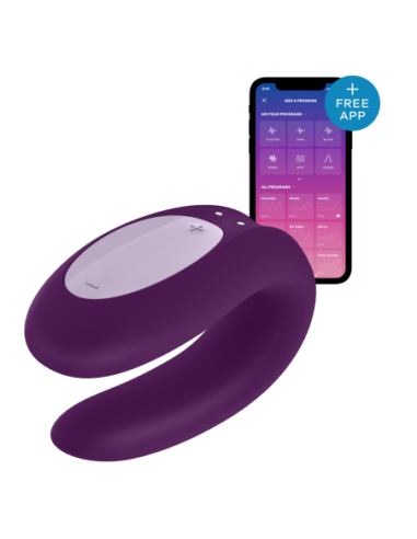 SATISFYER DOBLE ALEGRÍA MORADO