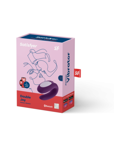 SATISFYER DOBLE ALEGRÍA MORADO