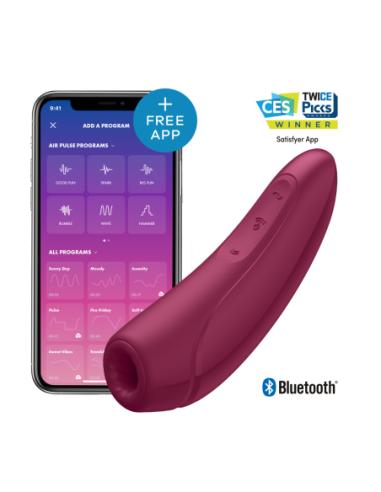 SATISFYER CURVY1+ ROSA ROJO
