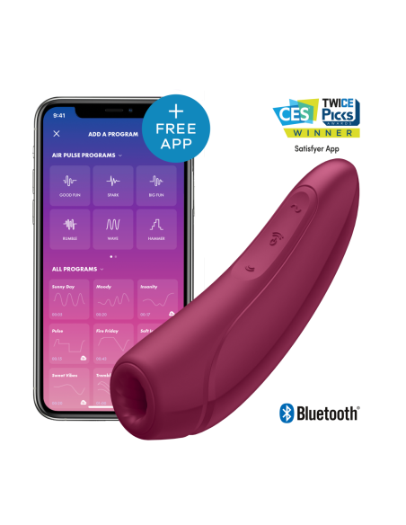 SATISFYER CURVY1+ ROSA ROJO