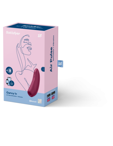 SATISFYER CURVY1+ ROSA ROJO