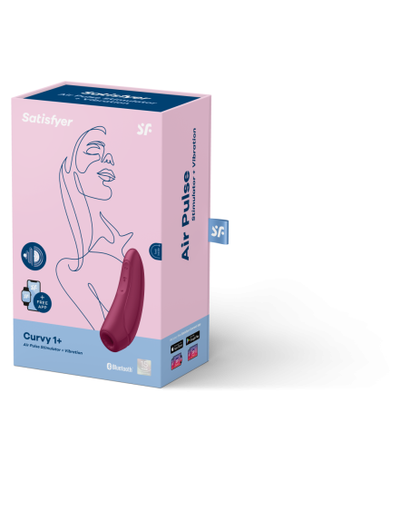 SATISFYER CURVY1+ ROSA ROJO