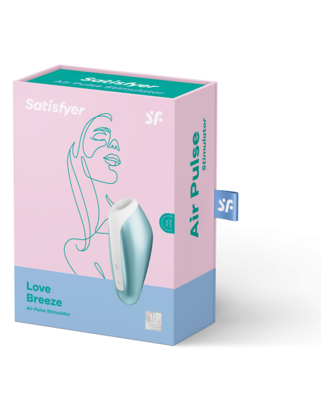 SATISFYER LOVE BREEZE AZUL HIELO