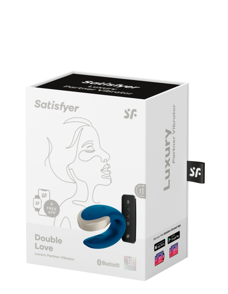 SATISFYER DOBLE AMOR AZUL