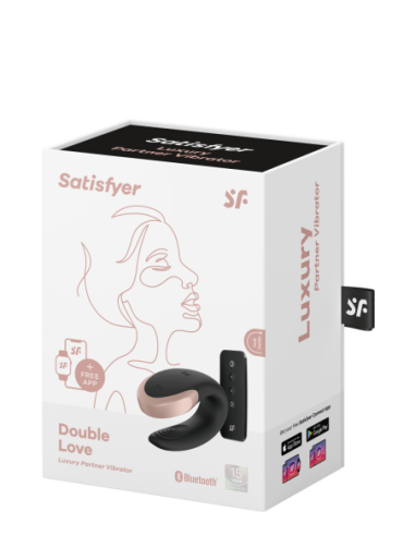 SATISFYER DOBLE LOVE NEGRO
