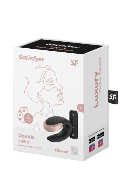 SATISFYER DOBLE LOVE NEGRO