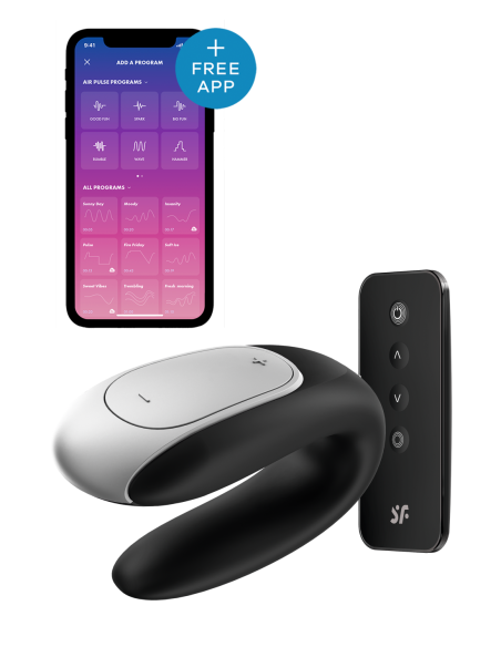 SATISFYER DOBLE FUN NEGRO