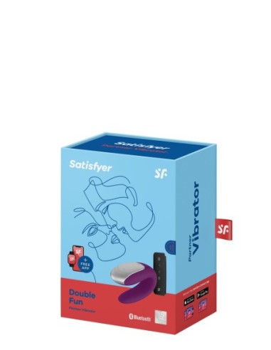 SATISFYER DOBLE FUN VIOLETA