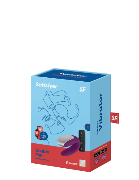 SATISFYER DOBLE FUN VIOLETA