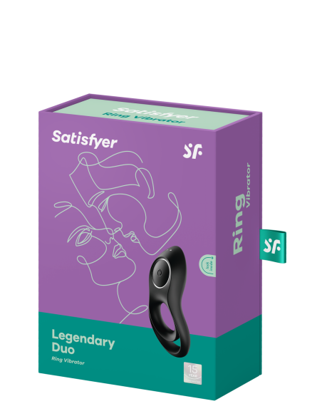 SATISFYER LEGENDARIO DUO NEGRO