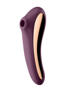 SATISFYER DUAL KISS VINO ROJO