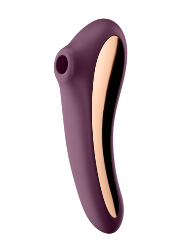 SATISFYER DUAL KISS VINO ROJO