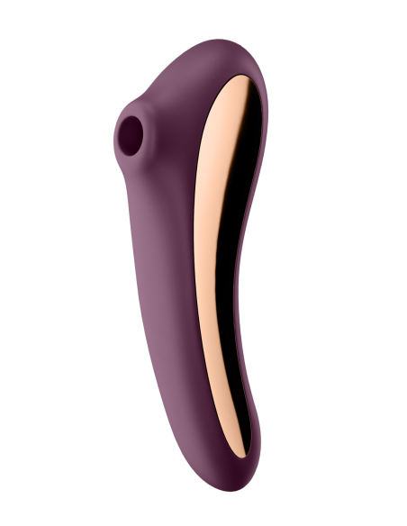 SATISFYER DUAL KISS VINO ROJO
