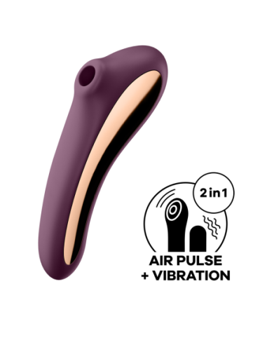 SATISFYER DUAL KISS VINO ROJO