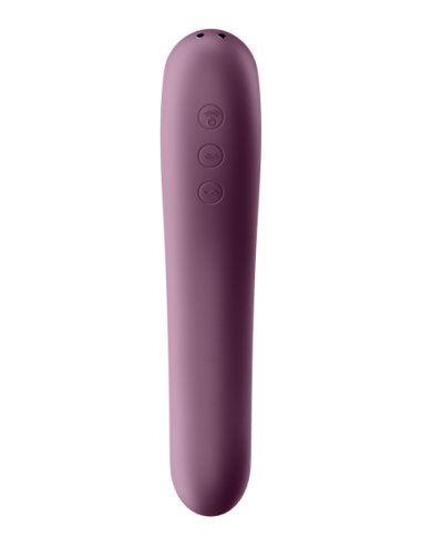 SATISFYER DUAL KISS VINO ROJO