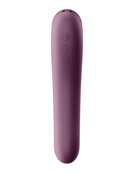 SATISFYER DUAL KISS VINO ROJO