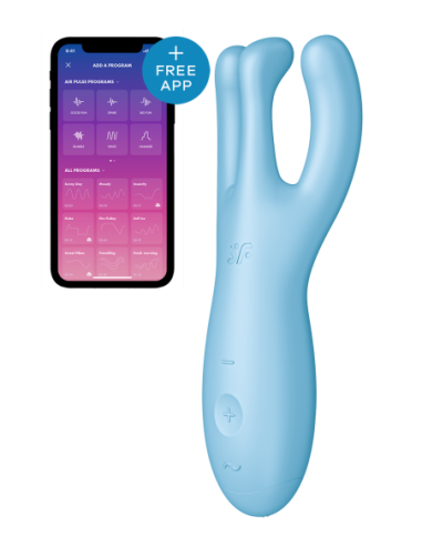 APP SATISFYER THREESOME 4 CONNECT AZUL