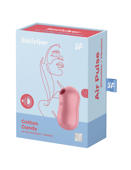 SATISFYER COTTON CANDY ROJO CLARO