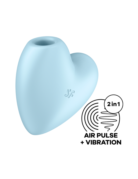 SATISFYER CUTIE CORAZÓN AZUL