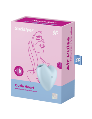 SATISFYER CUTIE CORAZÓN AZUL