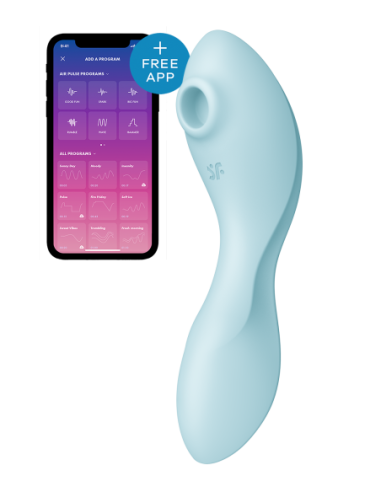 SATISFYER CURVY TRINITY 5+ AZUL