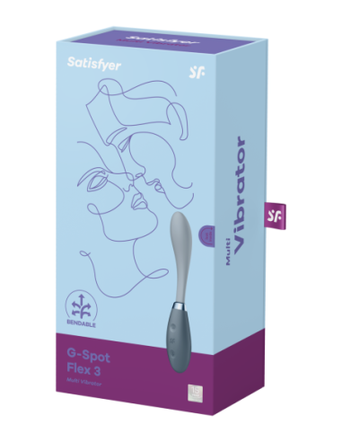 SATISFYER G-SPOT FLEX 3 GRIS