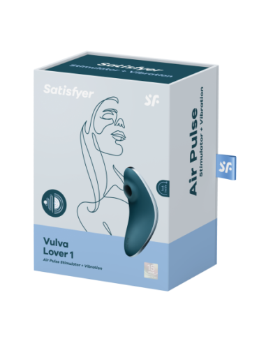 SATISFYER AMANTE DE LA VULVA 1 AZUL