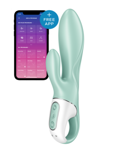 SATISFYER BOMBA DE AIRE BUNNY 5 CONNECT APP MENTA