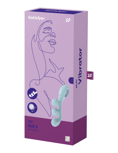 SATISFYER TRI BALL 2 AZUL CLARO