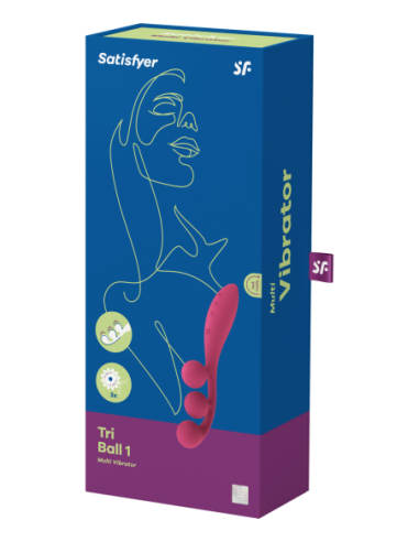 SATISFYER TRI BOLA 1 ROJO