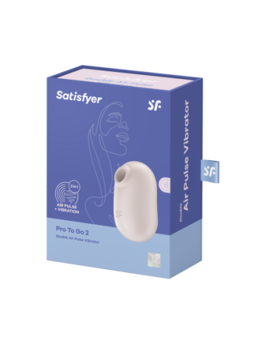 SATISFYER PRO TO GO 2 BEIGE