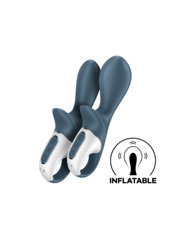 BOMBA DE AIRE BOTÍN SATISFYER 2 GRIS OSCURO