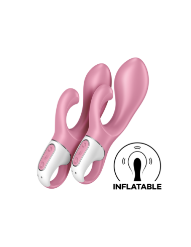 BOMBA DE AIRE SATISFYER BUNNY 2 ROJO CLARO