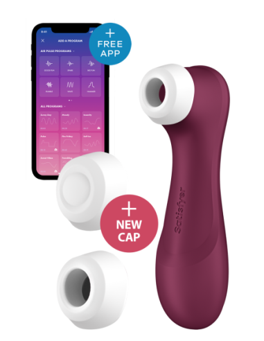 SATISFYER PRO 2 GENERACIÓN 3 BLUETOOTH ROJO VINO