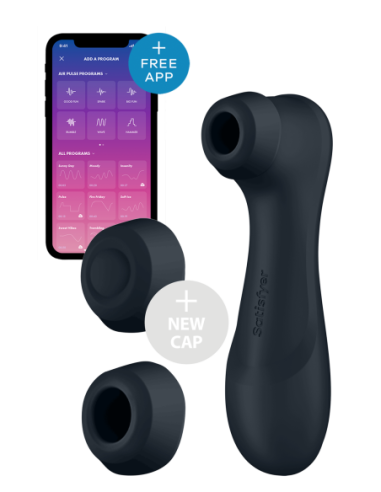 SATISFYER PRO 2 GENERACIÓN 3 BLUETOOTH GRIS OSCURO