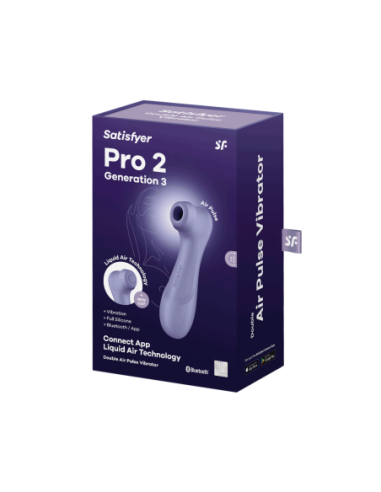 SATISFYER PRO 2 GENERACIÓN 3 BLUETOOTH LILA