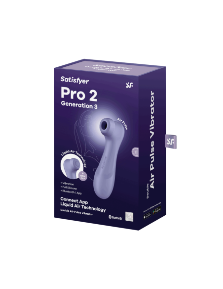 SATISFYER PRO 2 GENERACIÓN 3 BLUETOOTH LILA