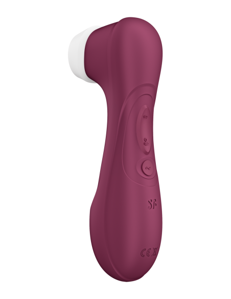 SATISFYER PRO 2 GENERACIÓN 3 CON AIRE LIQUIDO VINO ROJO