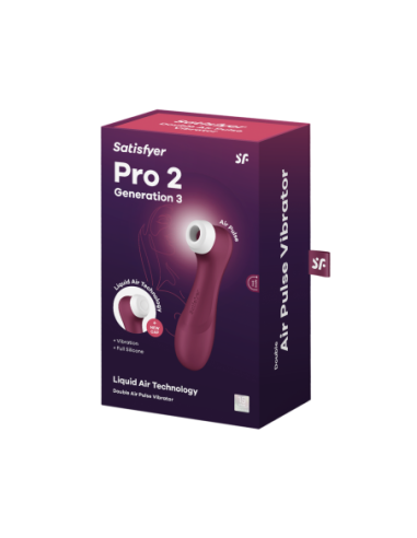 SATISFYER PRO 2 GENERACIÓN 3 CON AIRE LIQUIDO...