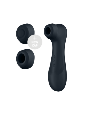 SATISFYER PRO 2 GENERACIÓN 3 CON LIQUID AIR GRIS OSCURO