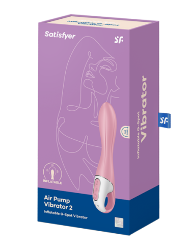 SATISFYER AIR BOMBA VIBRADOR 2 ROJO CLARO