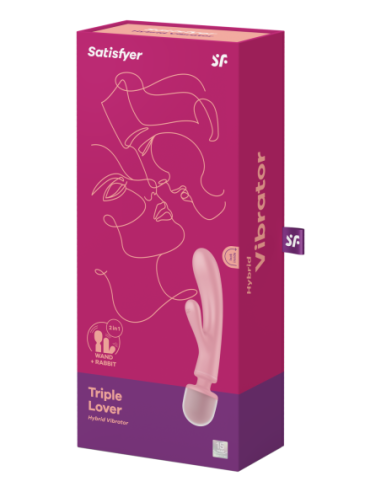 SATISFYER TRIPLE LOVER ROSA
