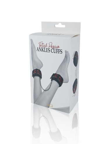 BTB FETISH TOBILLERAS PUÑOS ROJO